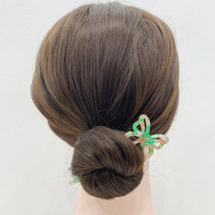 Cutout Bow Acetate Hair Fork (5 Inch)