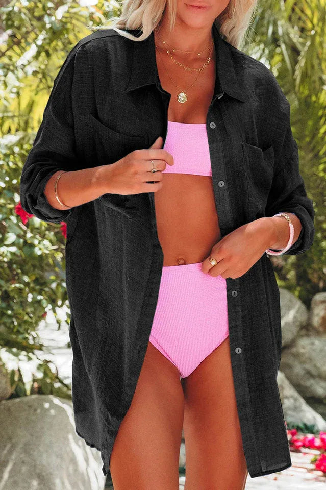 Vintage Shirt Cover Up - TEVQA