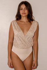 Evening of Wonder Sequin Bodysuit - View 8 | TEVQA