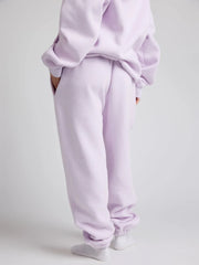 Comfortable fleece joggers with elastic waistband - View 46 | TEVQA