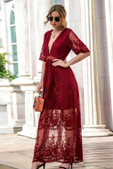 Maxi Beach Cover Up Dress - View 7 | TEVQA