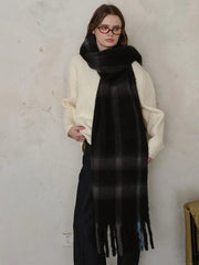 Striped blanket scarf - View 7 | TEVQA