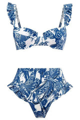 Ruffled Bikini Set - View 6 | TEVQA