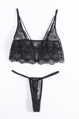 Lace Halter Sexy Lingerie Set - Dress In Beauty