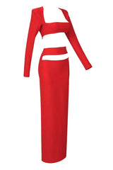 Amara Cutout Bandage Set - View 36 | TEVQA