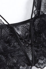 Lace Halter Sexy Lingerie Set - Dress In Beauty