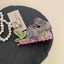 Whimsical Nature Acetate Hair Claw Clip - 3.4 Inch Artistic Animal & Scenery Clips - TEVQA