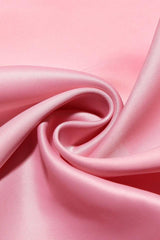 Fitted Satin Midi Dress with V-Neckline - View 15 | TEVQA