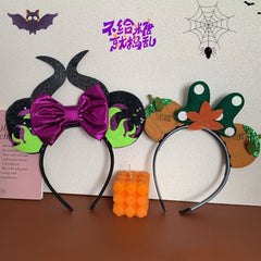 Glitter Mini Witch Hat Headband - 5 Inch Sparkly Halloween Party Accessory