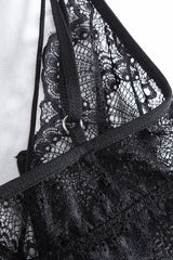 Lace Halter Sexy Lingerie Set - Dress In Beauty