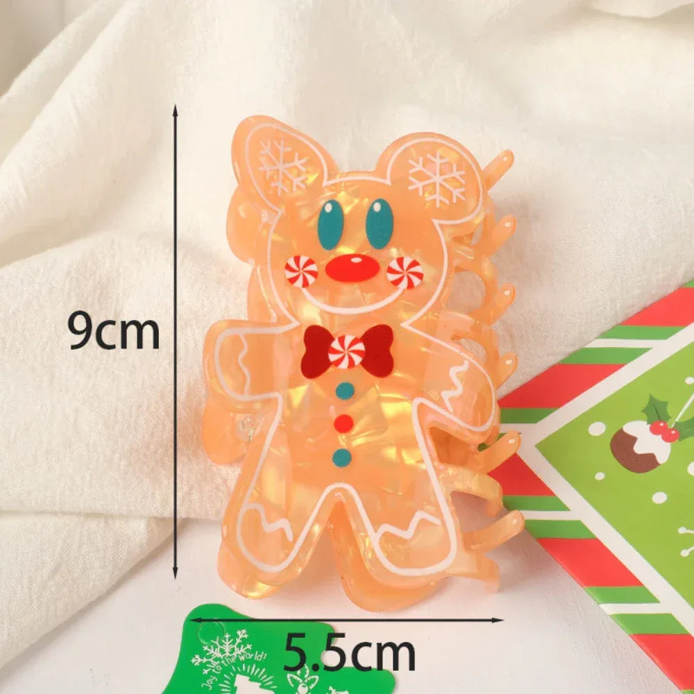 Large Festive Hair Claw Clip - View 6 | TEVQA