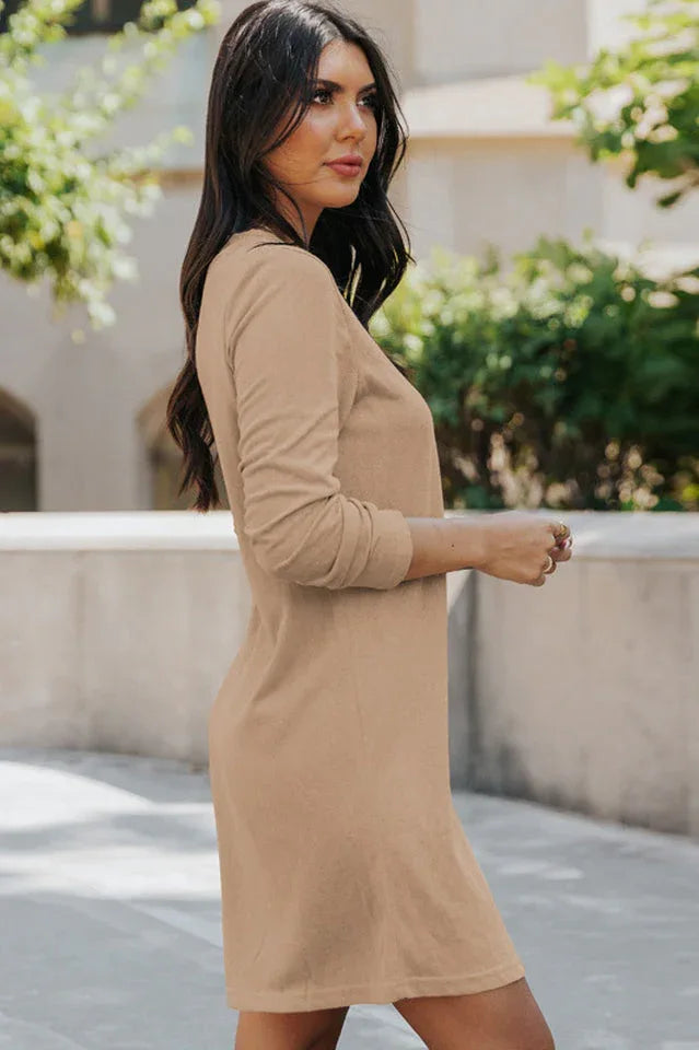 Amaryllis Lightweight Button-Front Long Cardigan - TEVQA