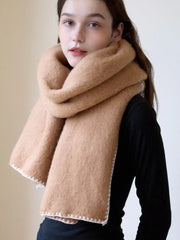 Plush Whipstitch Scarf - View 15 | TEVQA