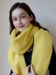 Plush Whipstitch Scarf - View 8 | TEVQA