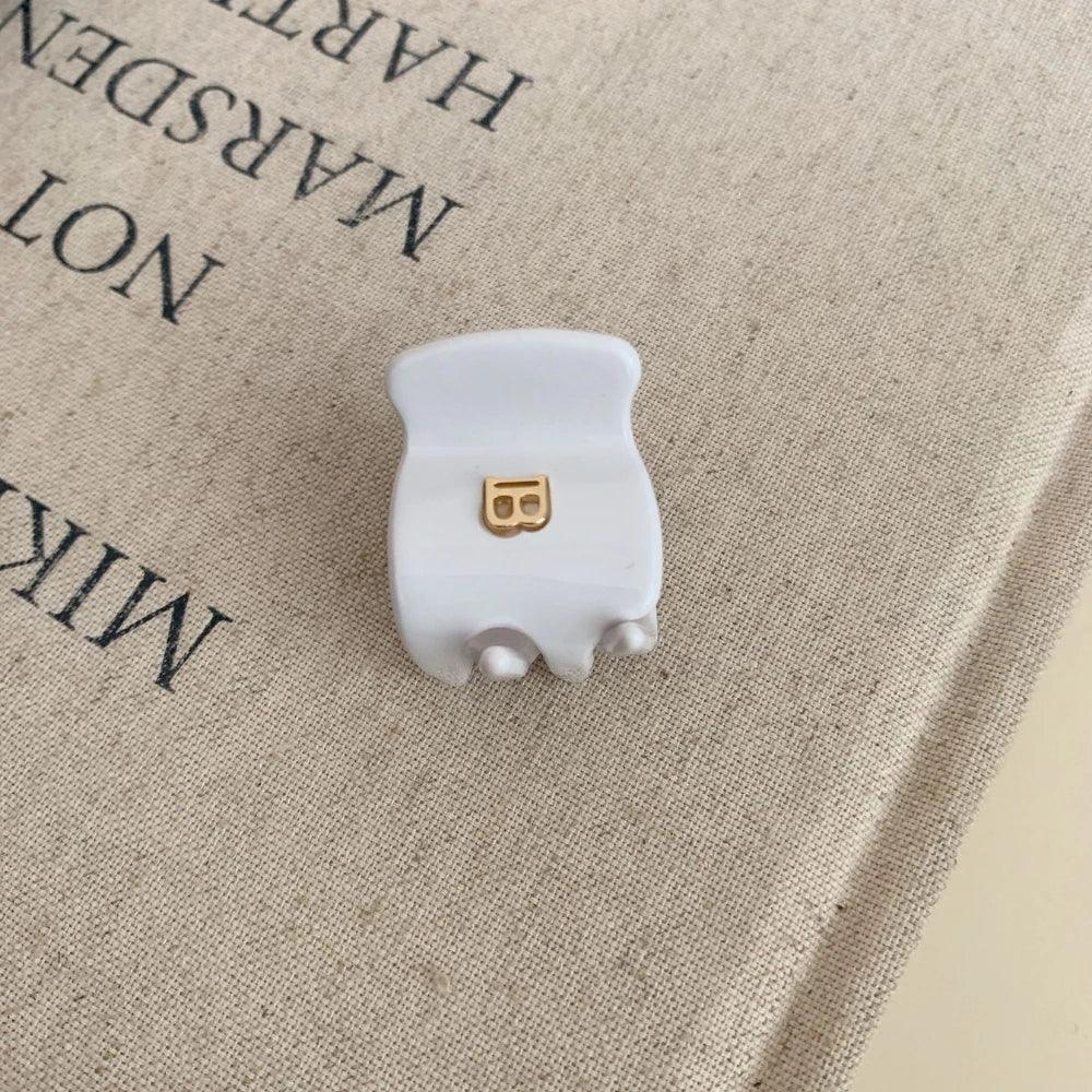 B Monogram Acetate Hair Claw Clip - View 13 | TEVQA