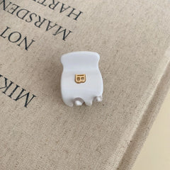 "B" Monogram Acetate Hair Claw Clip (2 Sizes)