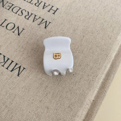 B Monogram Acetate Hair Claw Clip - View 13 | TEVQA