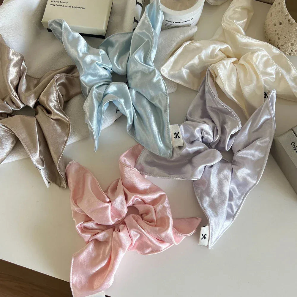 XXL Oversized Satin Scarf Scrunchie (11 Inch) - TEVQA