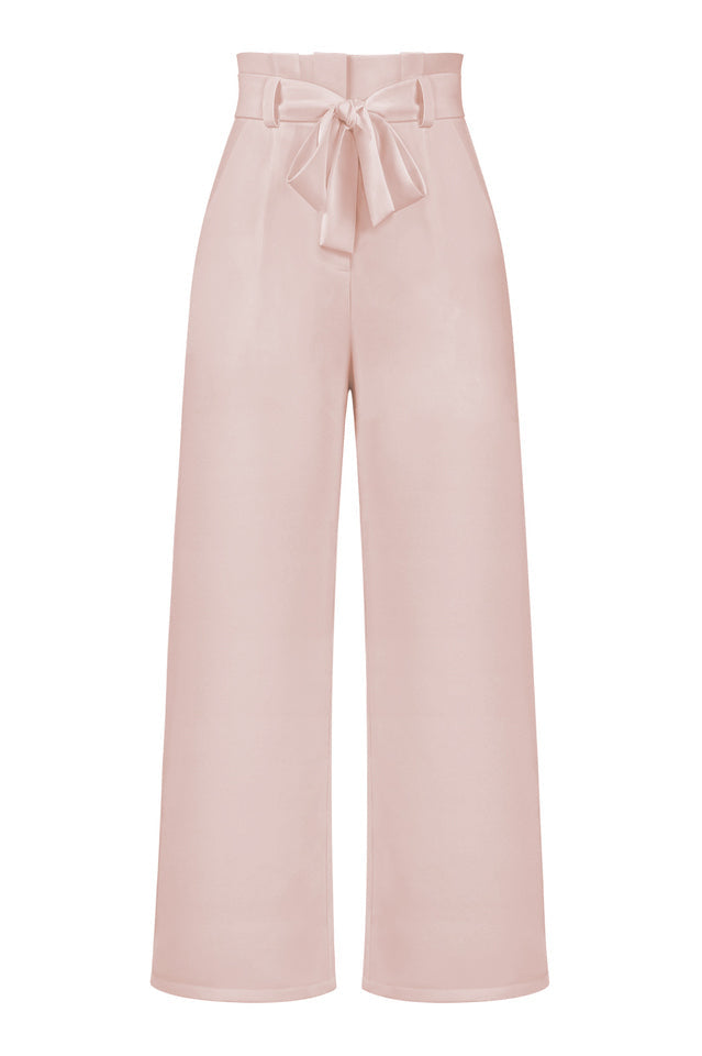 All-Matching Belted Wide-Leg Trouser | Dress In Beauty