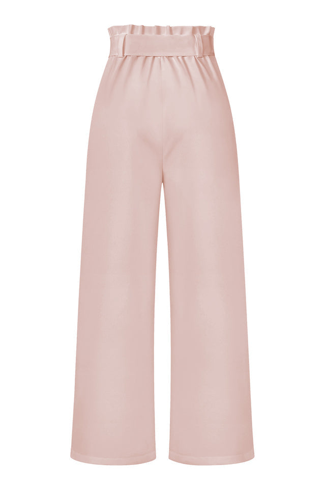 All-Matching Belted Wide-Leg Trouser | Dress In Beauty