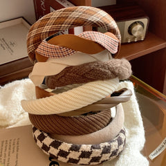 The Autumn Padded Headband Collection - 0.8 Inch Earthy Tone Styles