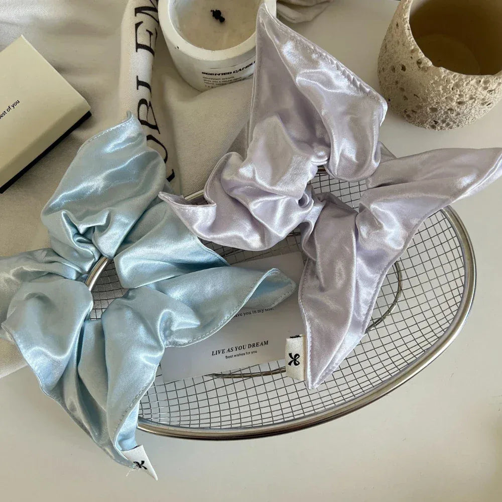 XXL Oversized Satin Scarf Scrunchie (11 Inch) - TEVQA