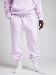 Comfortable fleece joggers with elastic waistband - View 48 | TEVQA