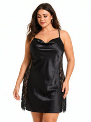 Women's satin slip dress - View 6 | TEVQA