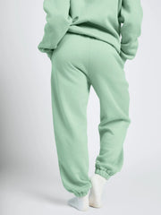 Comfortable fleece joggers with elastic waistband - View 60 | TEVQA