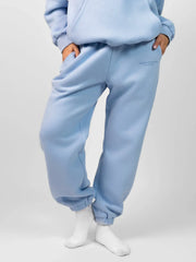 Comfortable fleece joggers with elastic waistband - View 54 | TEVQA