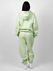 Comfortable fleece joggers with elastic waistband - View 36 | TEVQA