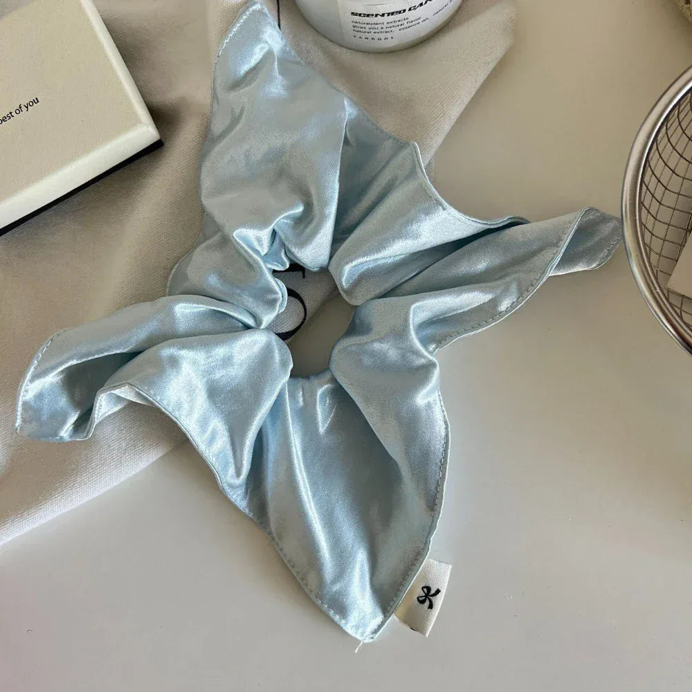 XXL Oversized Satin Scarf Scrunchie (11 Inch) - TEVQA