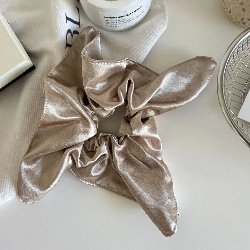 XXL Oversized Satin Scarf Scrunchie (11 Inch) - TEVQA