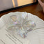 Iridescent Crystal Flower Hair Claw Clip - View 6 | TEVQA