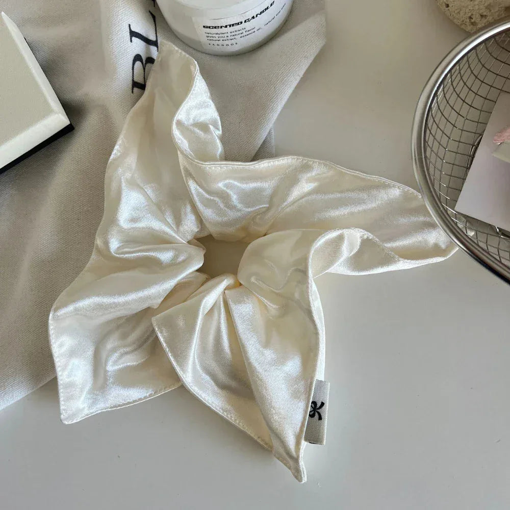 XXL Oversized Satin Scarf Scrunchie (11 Inch) - TEVQA