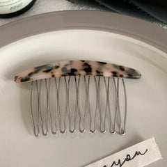 Curved acetate French hair comb - View 8 | TEVQA