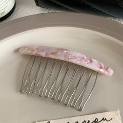 Curved acetate French hair comb - View 12 | TEVQA