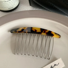 Curved acetate French hair comb - View 6 | TEVQA