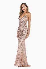 Sexy Backless Sequin Cocktail Dress - Dress In Beauty