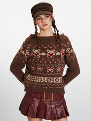 Bear & Bow Fair Isle Pullover