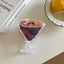 Cocktail shaped hair claw clip - View 6 | TEVQA