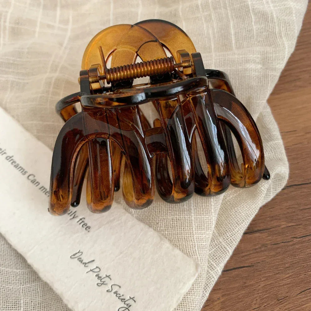 large octopus hair claw clip for thick hair - View 11 | TEVQA