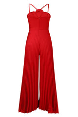 Jessica Flower Applique Pleated Jumpsuit | Dress In Beauty