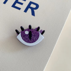 Cute Halloween Mini Hair Claw Clips - 1.6" Glitter Acrylic