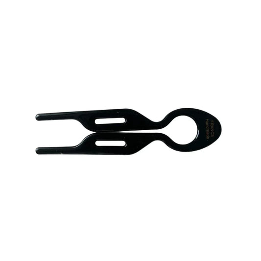 Acetate French Twist Hair Pin - 5.3" Elastic-Free Updo Tool - TEVQA