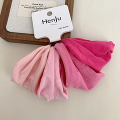 Gentle Knit Bow Hair Ties for Kids (5 Inch)