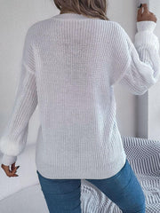 Pink cable knit button down cardigan - View 13 | TEVQA