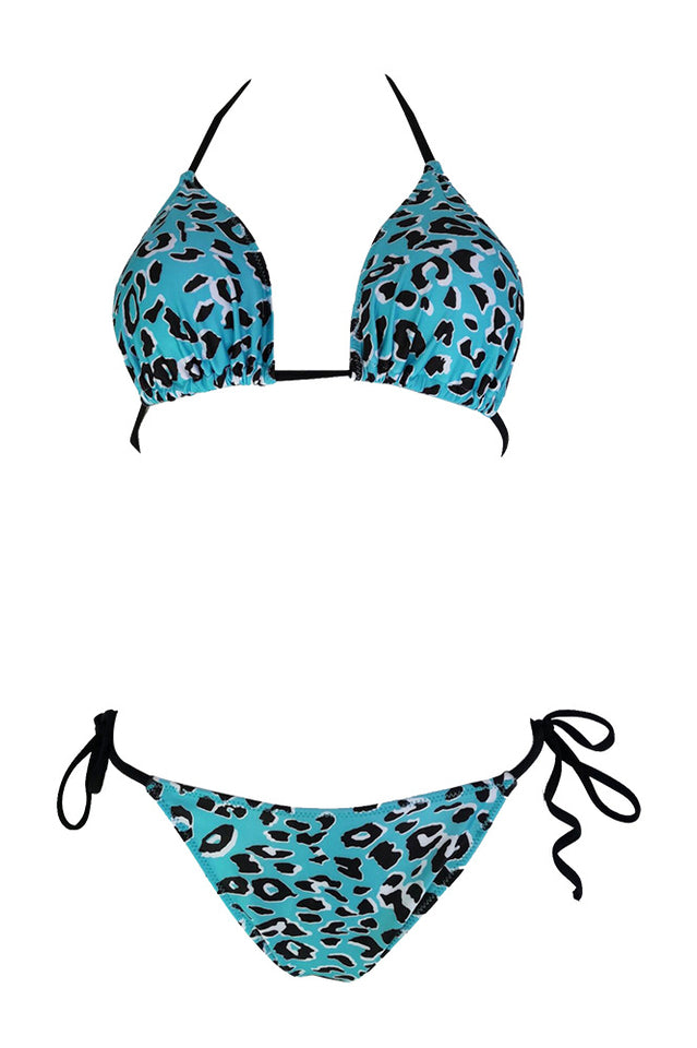 Leopard Print Push Up Brazilian Swimsuit - Dress In Beauty
