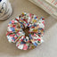 Oversized watercolor floral scrunchie - View 6 | TEVQA