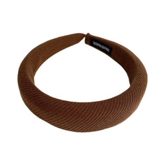 Padded Ribbed Knit Headband - 1.2 Inch Volumizing Style